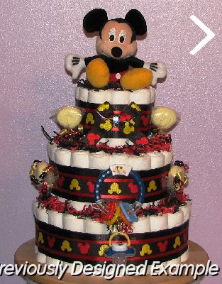 MickeyMouse-Diaper-Cake (2).JPG - Mickey Mouse Diaper Cake